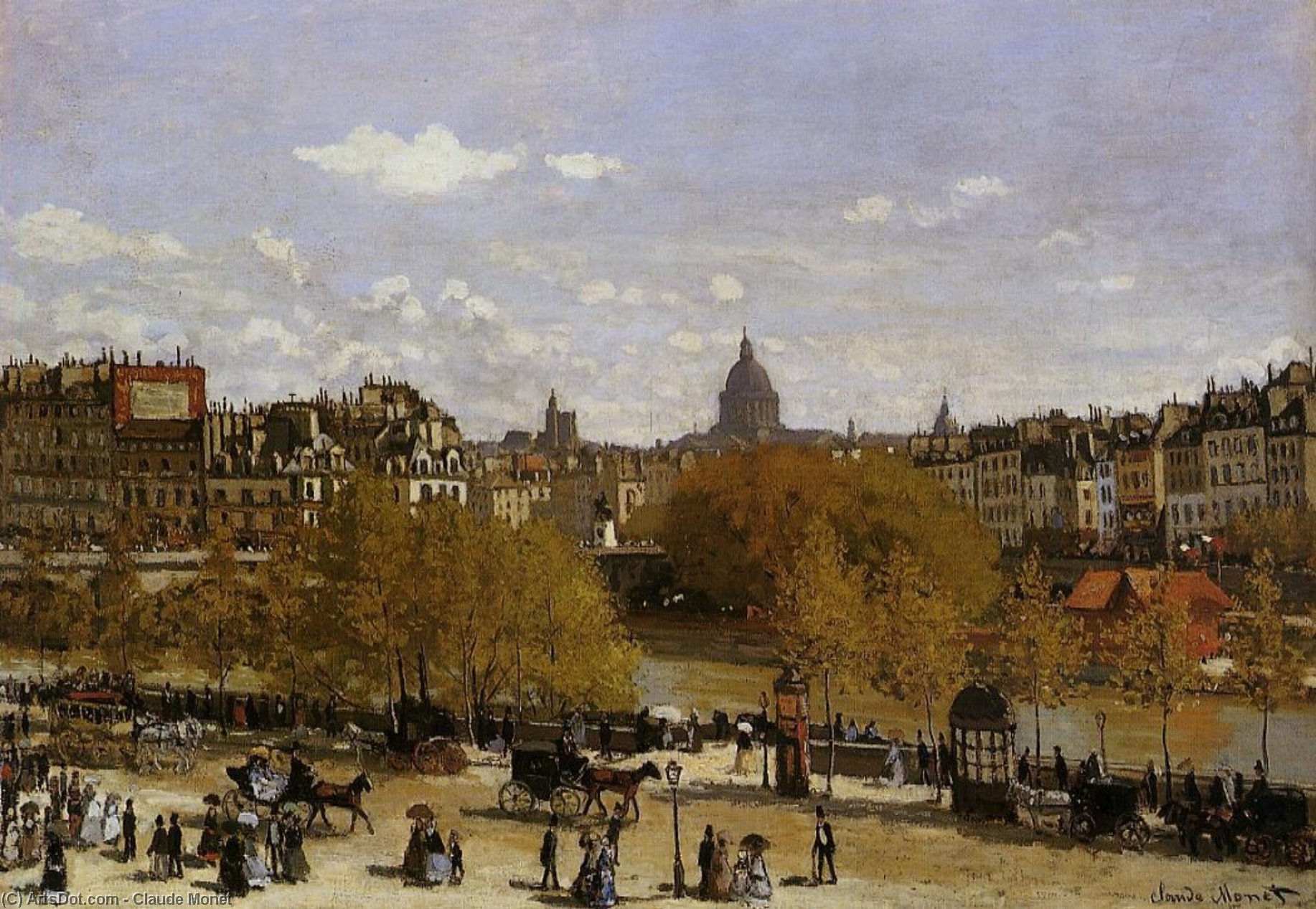 Quai Du Louvre — Claude Monet