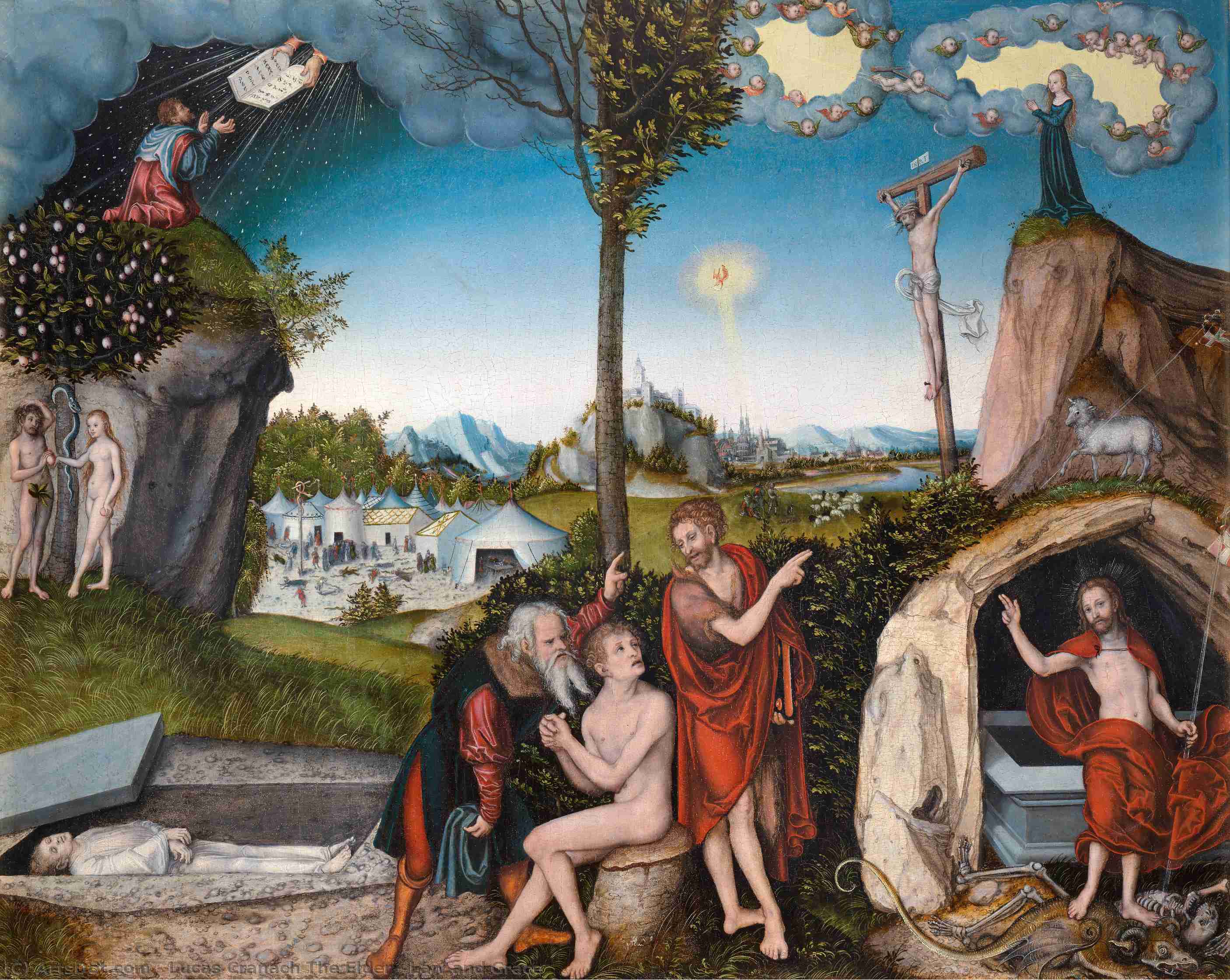 Law And Grace — Lucas Cranach The Elder