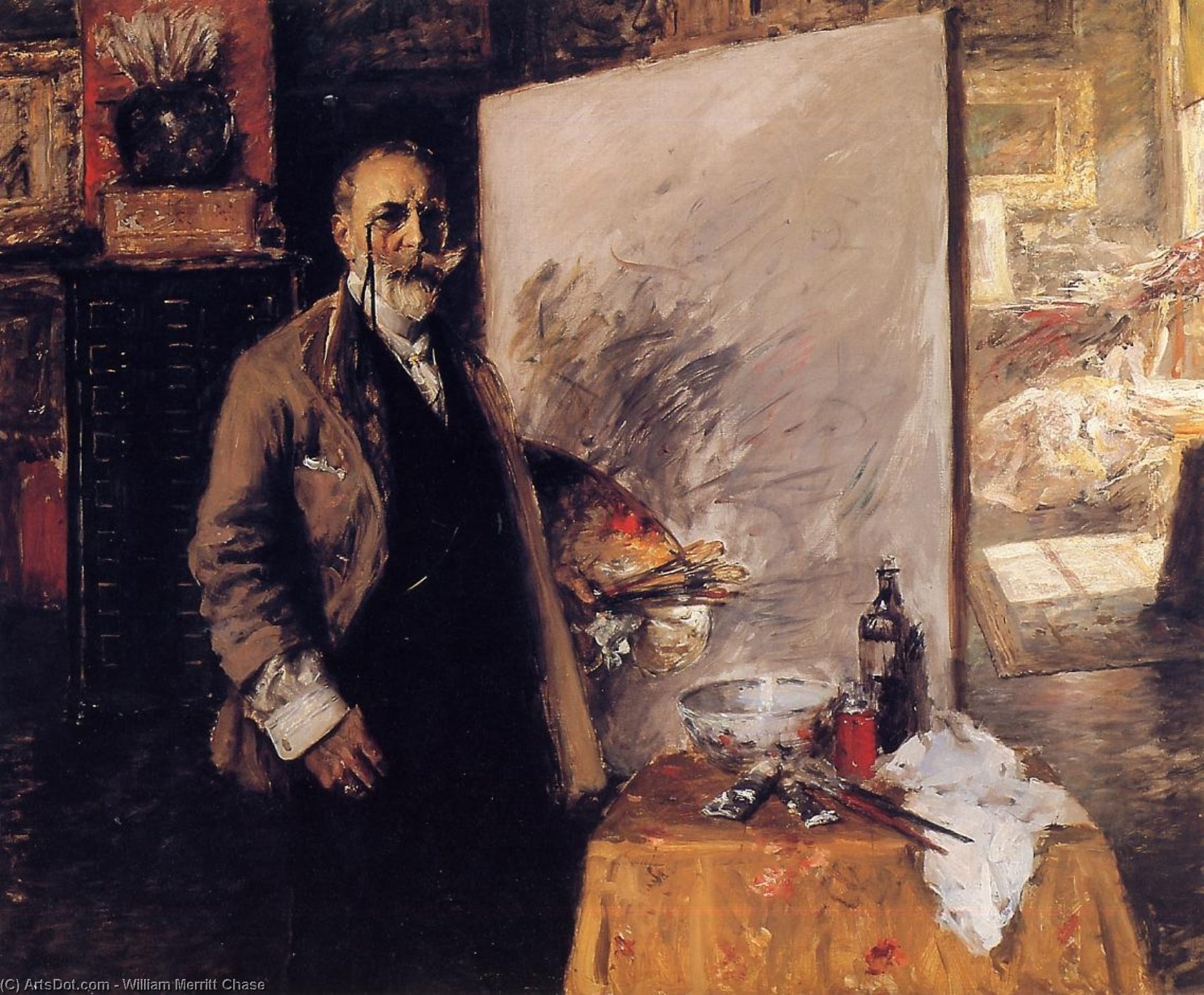 Self Portrait — William Merritt Chase