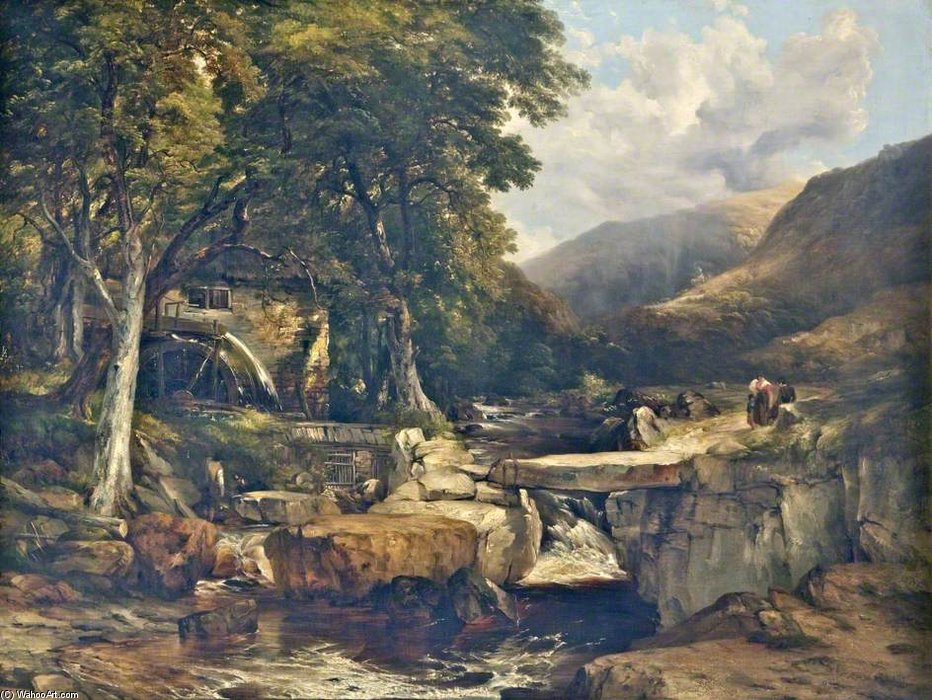 River Teign, Devonshire — Frederick Richard Lee