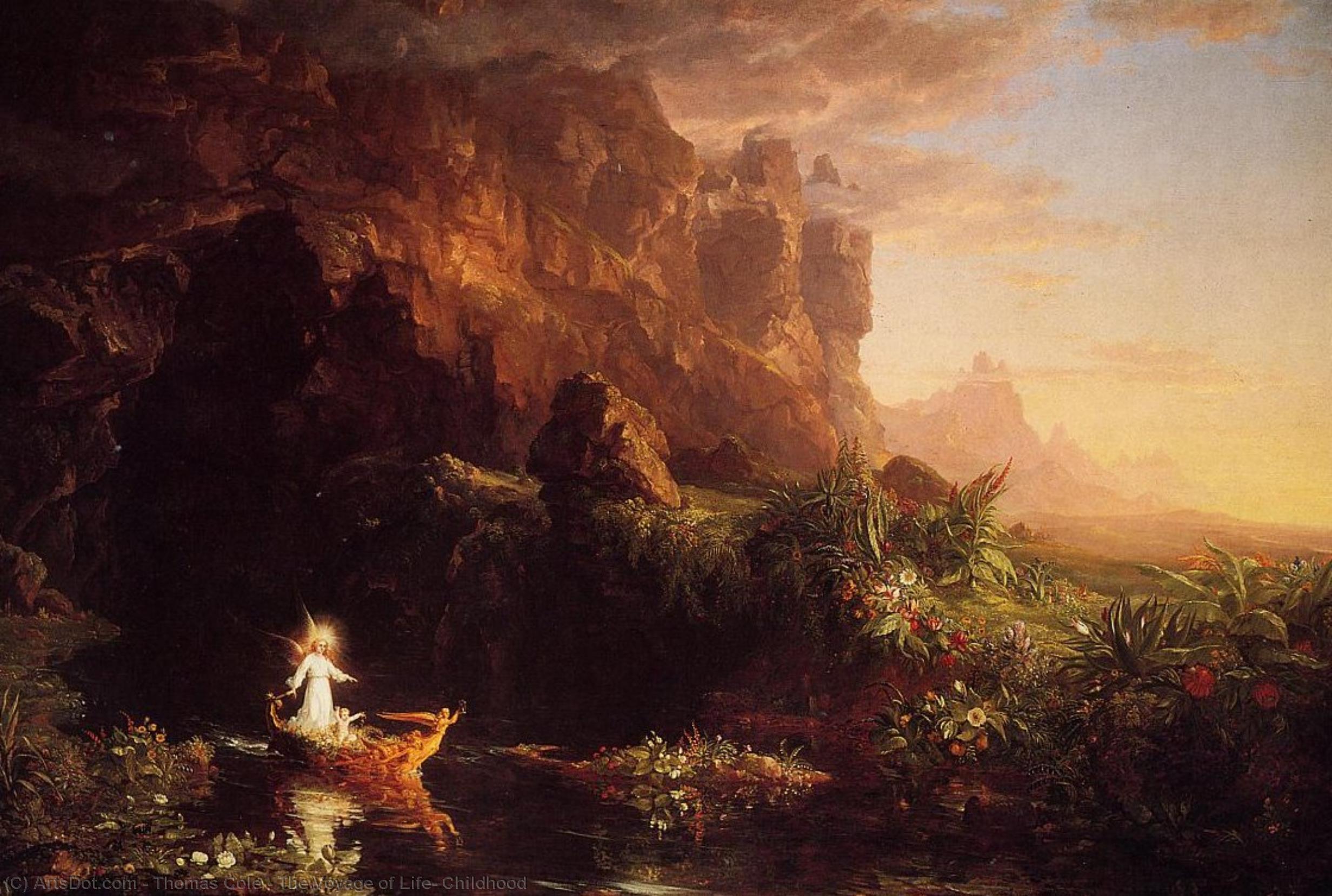 The Voyage Of Life: Childhood — Thomas Cole