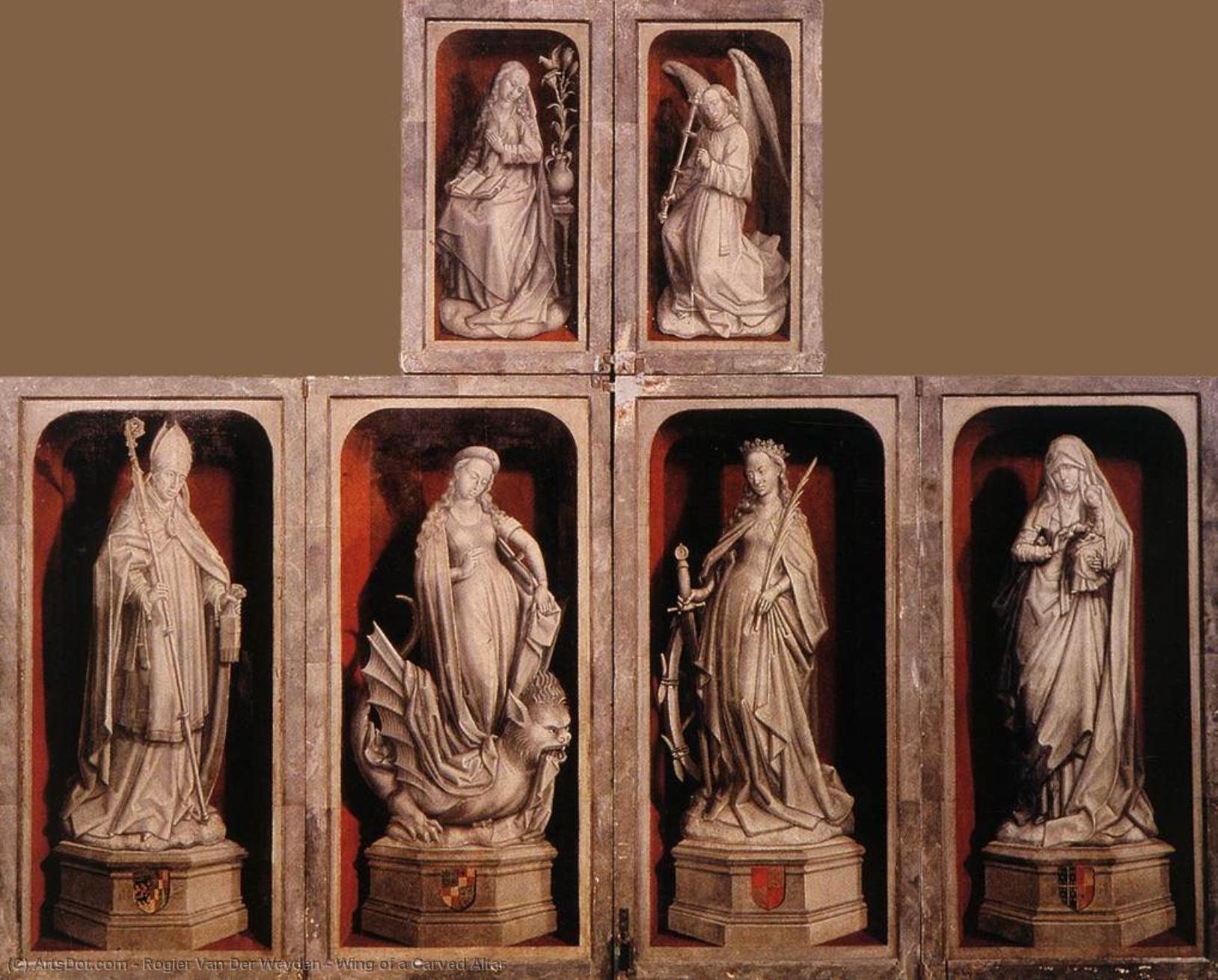 Wing Of A Carved Altar — Rogier Van Der Weyden