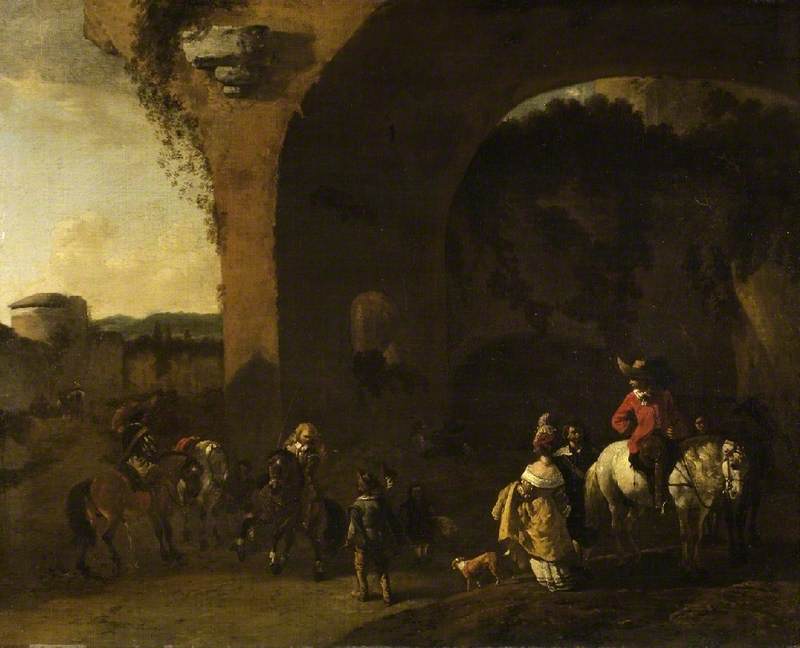 Travellers Resting — Karel Dujardin