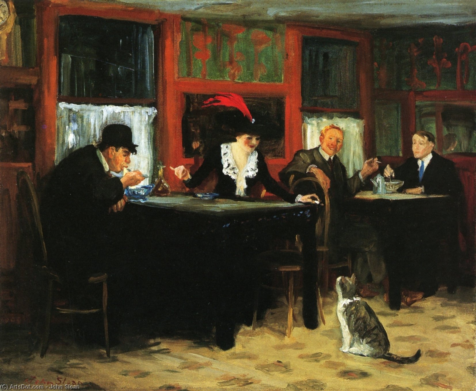 Chinese Restaurant — John French Sloan