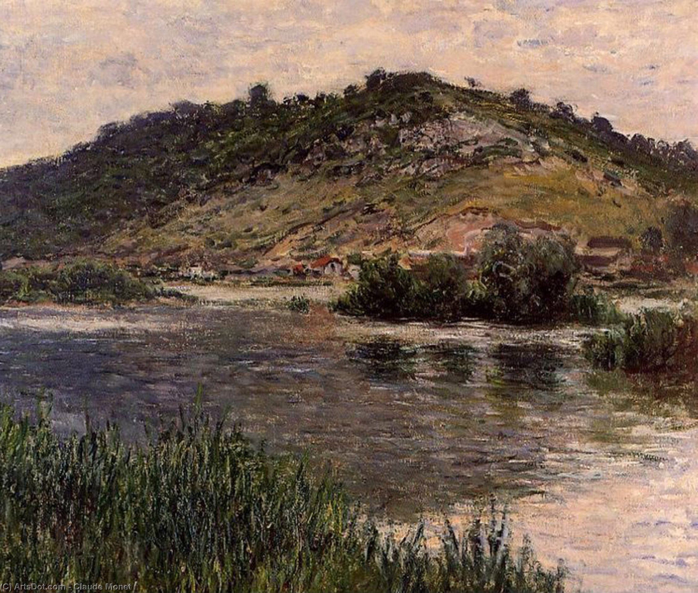 Landscape At Port-villez — Claude Monet