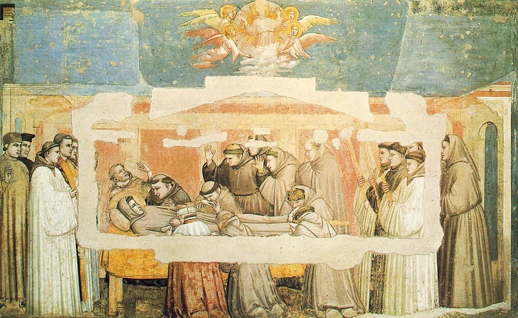 Life Of Saint Francis - [04] - Death And Ascension Of St Francis — Giotto Di Bondone