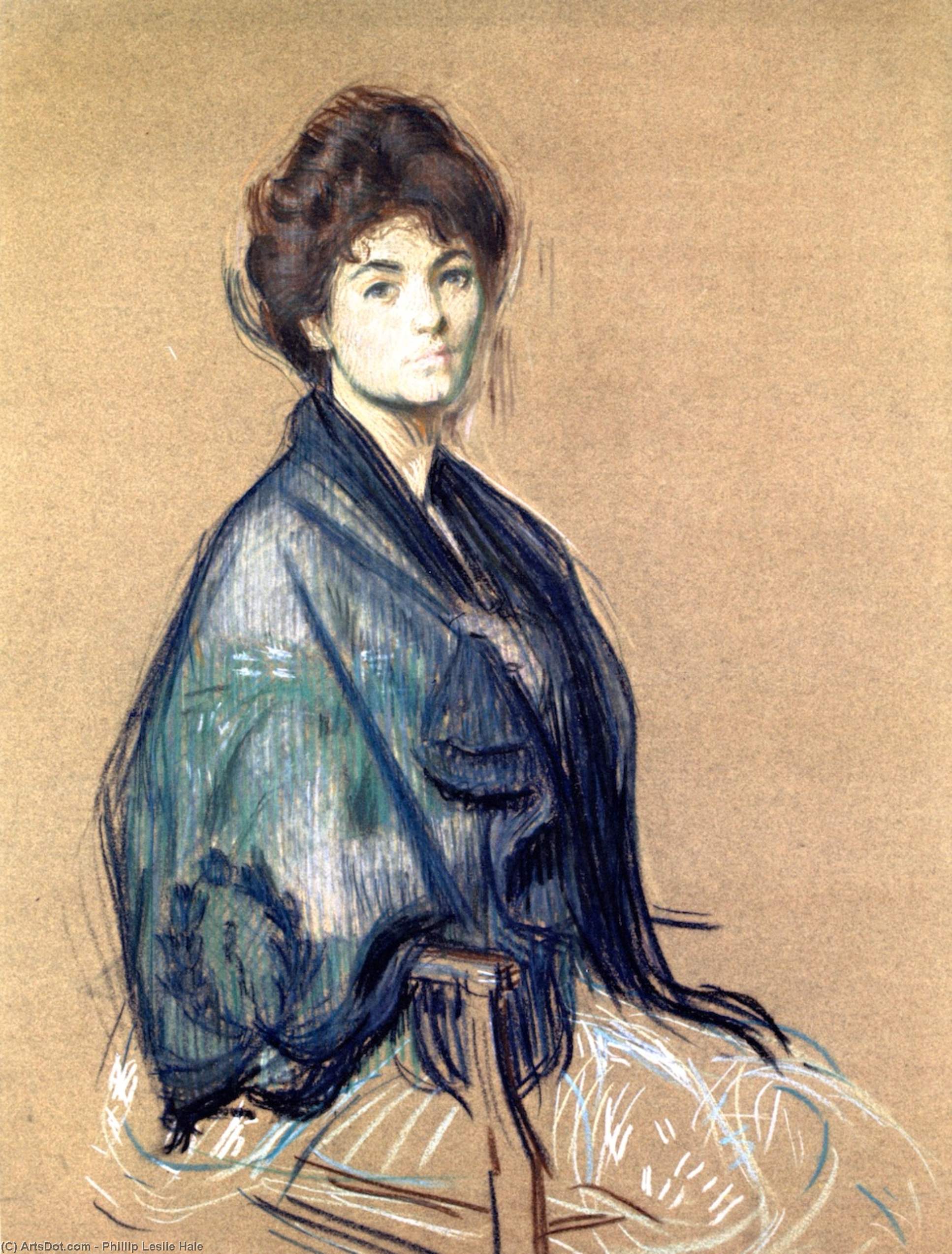 Woman In An Evening Wrap — Phillip Leslie Hale
