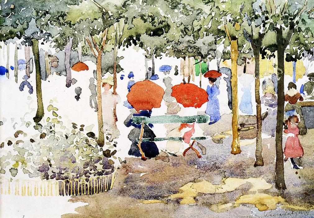Central Park — Maurice Brazil Prendergast