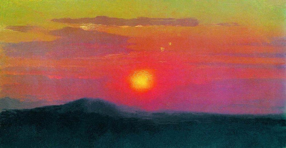 Red Sunset — Arkhip Ivanovich Kuindzhi