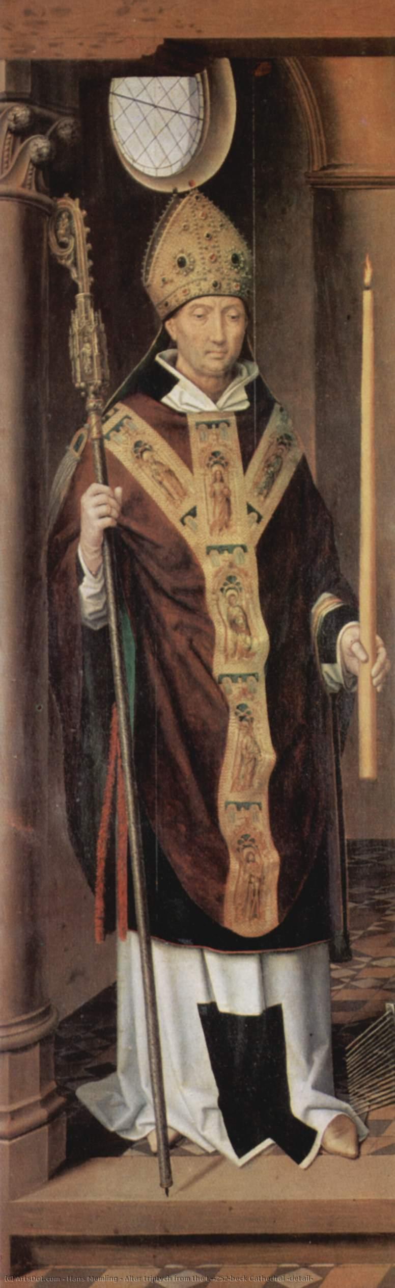 Altar Triptych From The Lübeck Cathedral (detail) — Memling, Hans