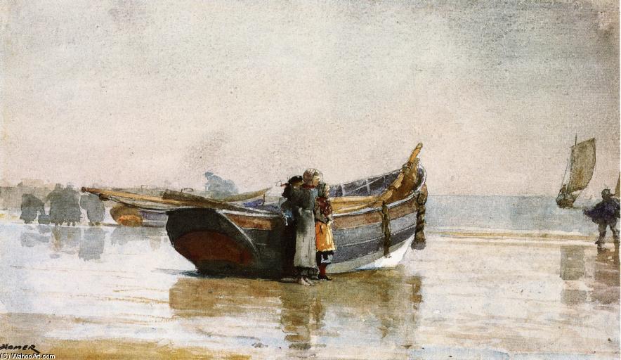 Looking Out To Sea — Winslow Homer