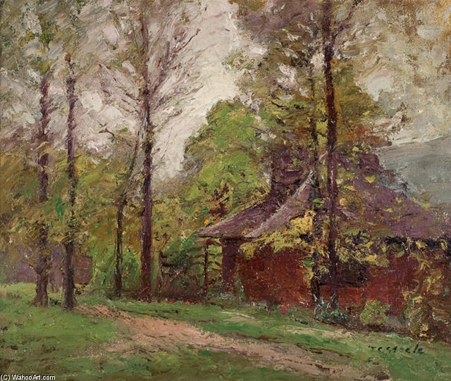 A Wet Day In Early Autumn — Theodore Clement Steele