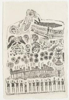 Nontransparent Monument (stele 7) — Cai Guo-qiang