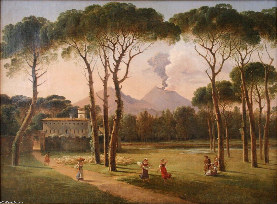 Vue Prise Aux Environs De Naples — Pierre Athanase Chauvin