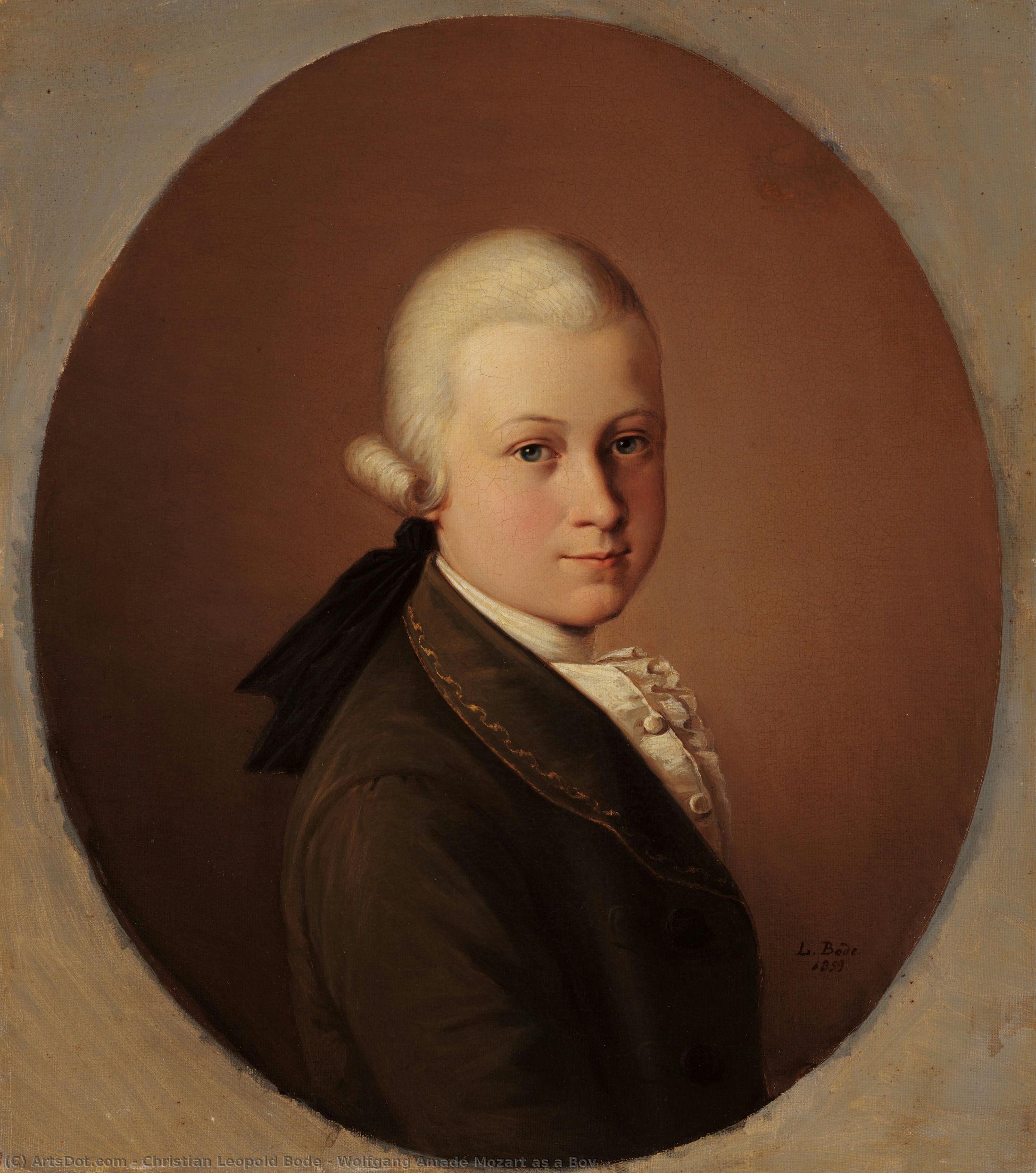 Wolfgang Amadé Mozart As A Boy — Christian Leopold Bode