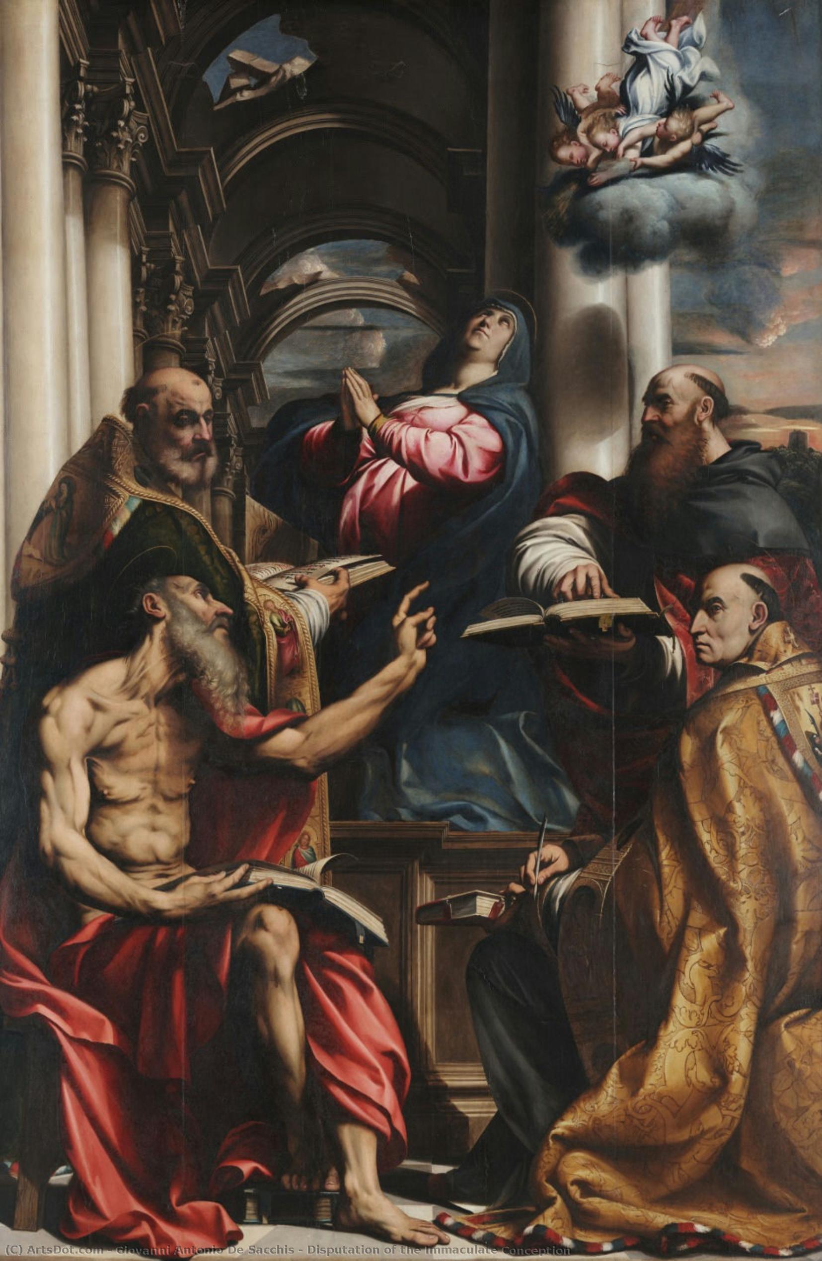 Disputation Of The Immaculate Conception — Giovanni Antonio De Sacchis