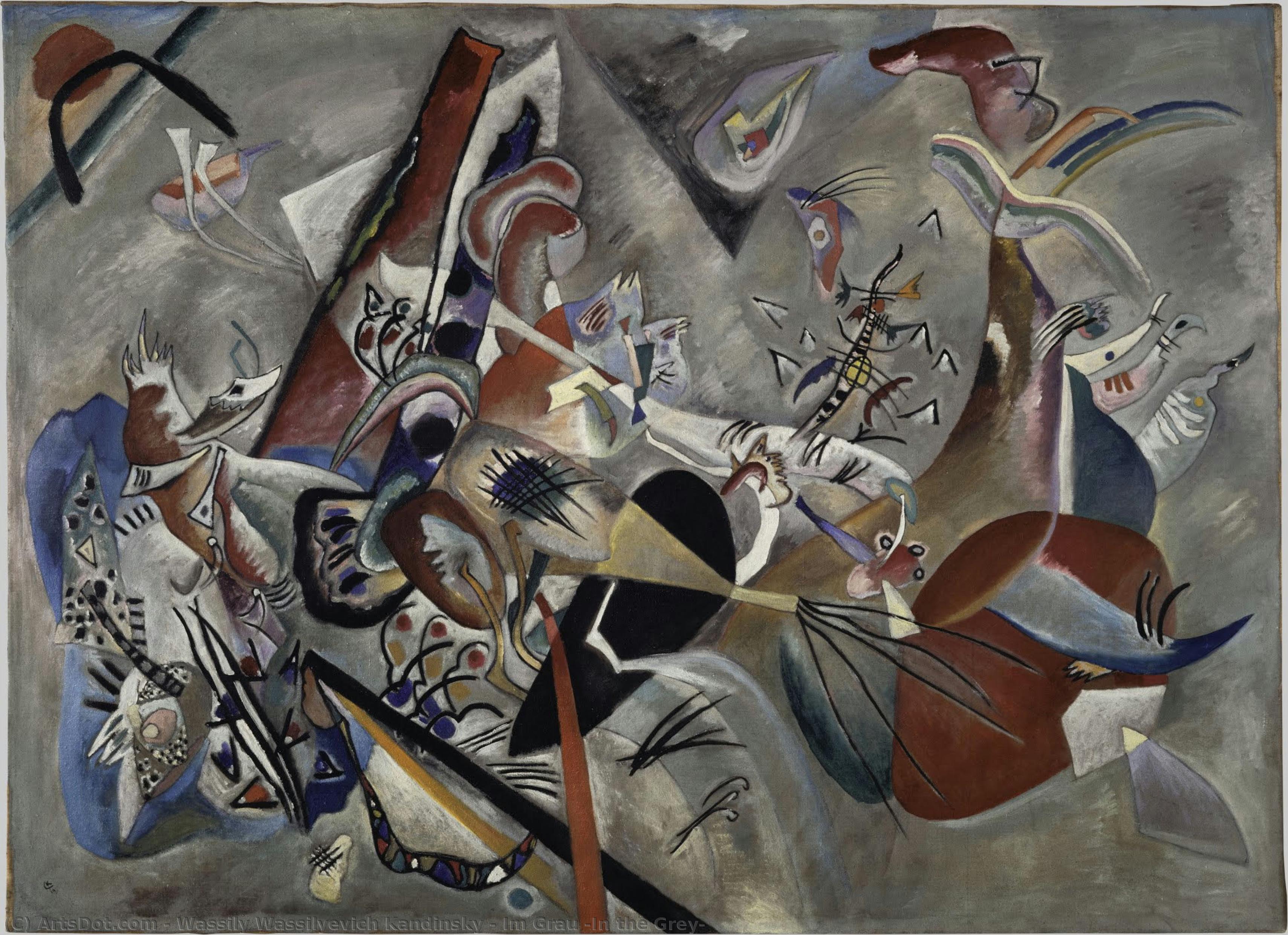 Im Grau (in The Grey) — Wassily Wassilyevich Kandinsky