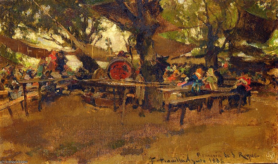 Romeria De San Roque — Francisco Pradilla Ortiz
