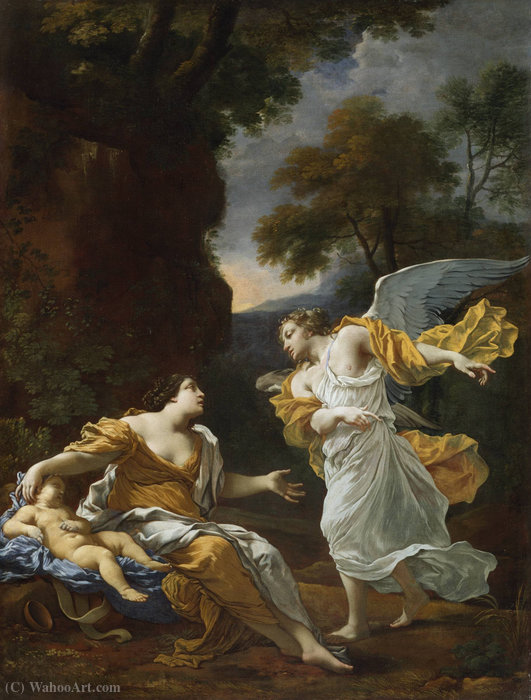 Hagar And The Angel — Michel Dorigny