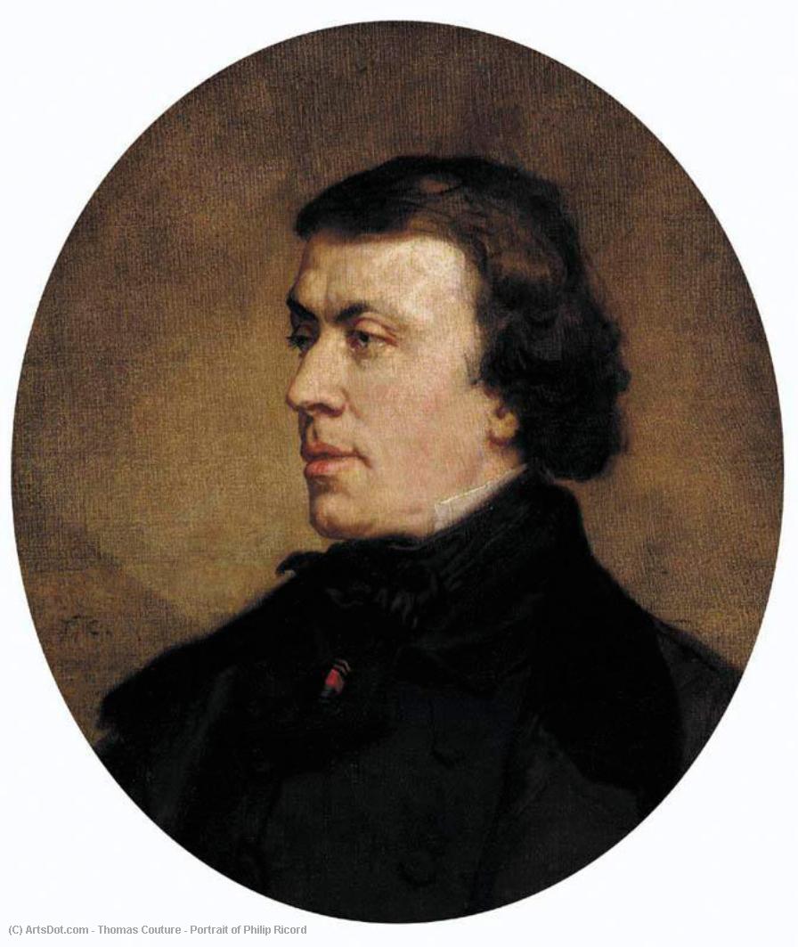 Portrait Of Philip Ricord — Thomas Couture