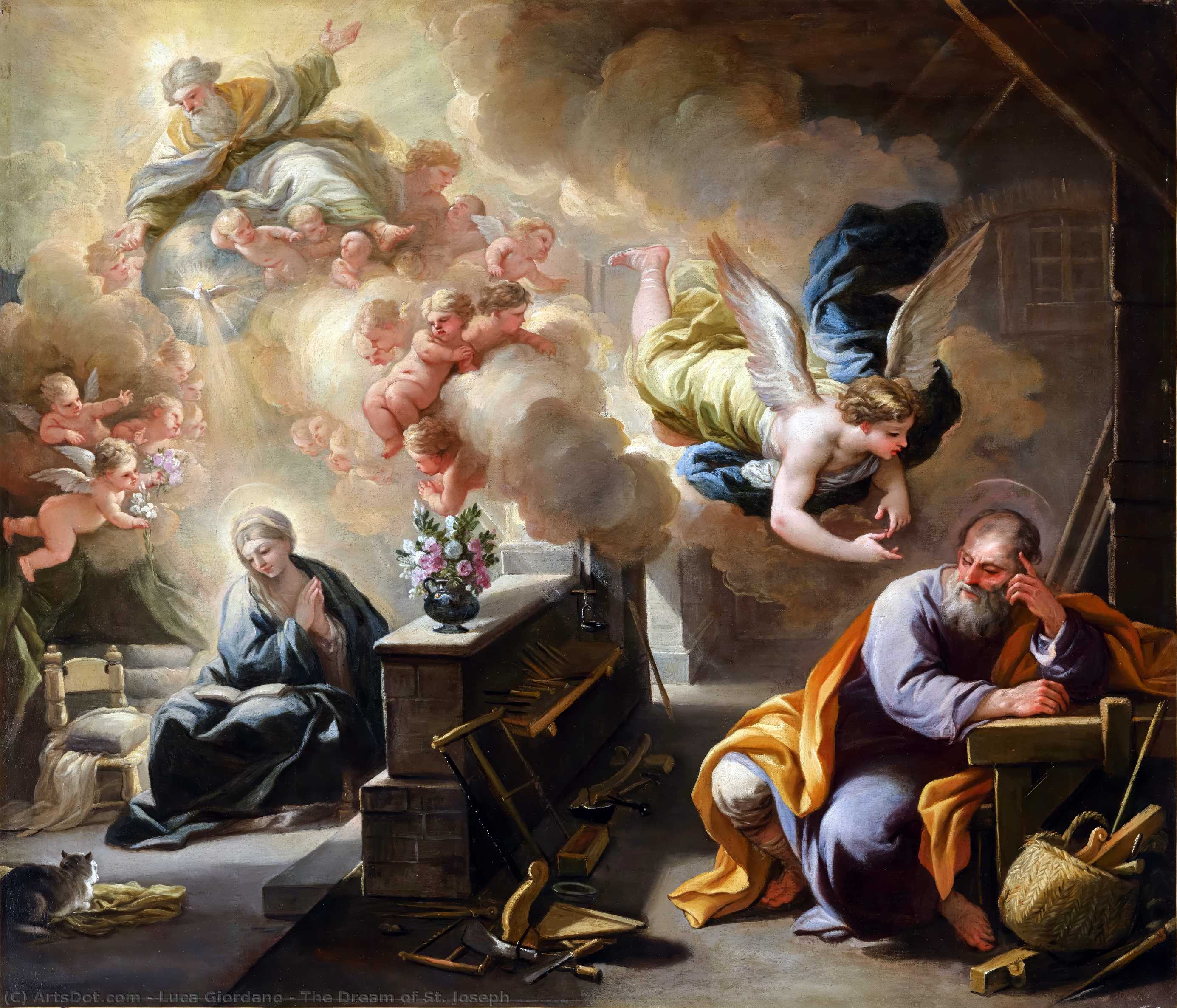 The Dream Of St. Joseph — Luca Giordano