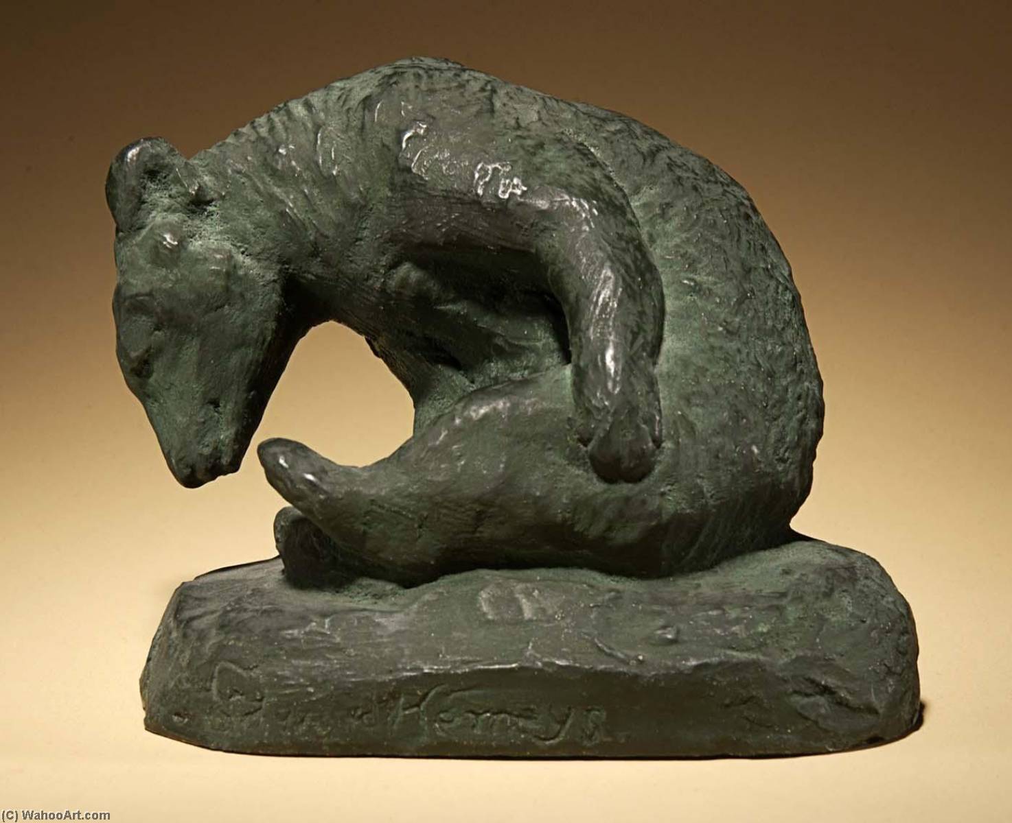 Small Black Bear — Edward Kemeys
