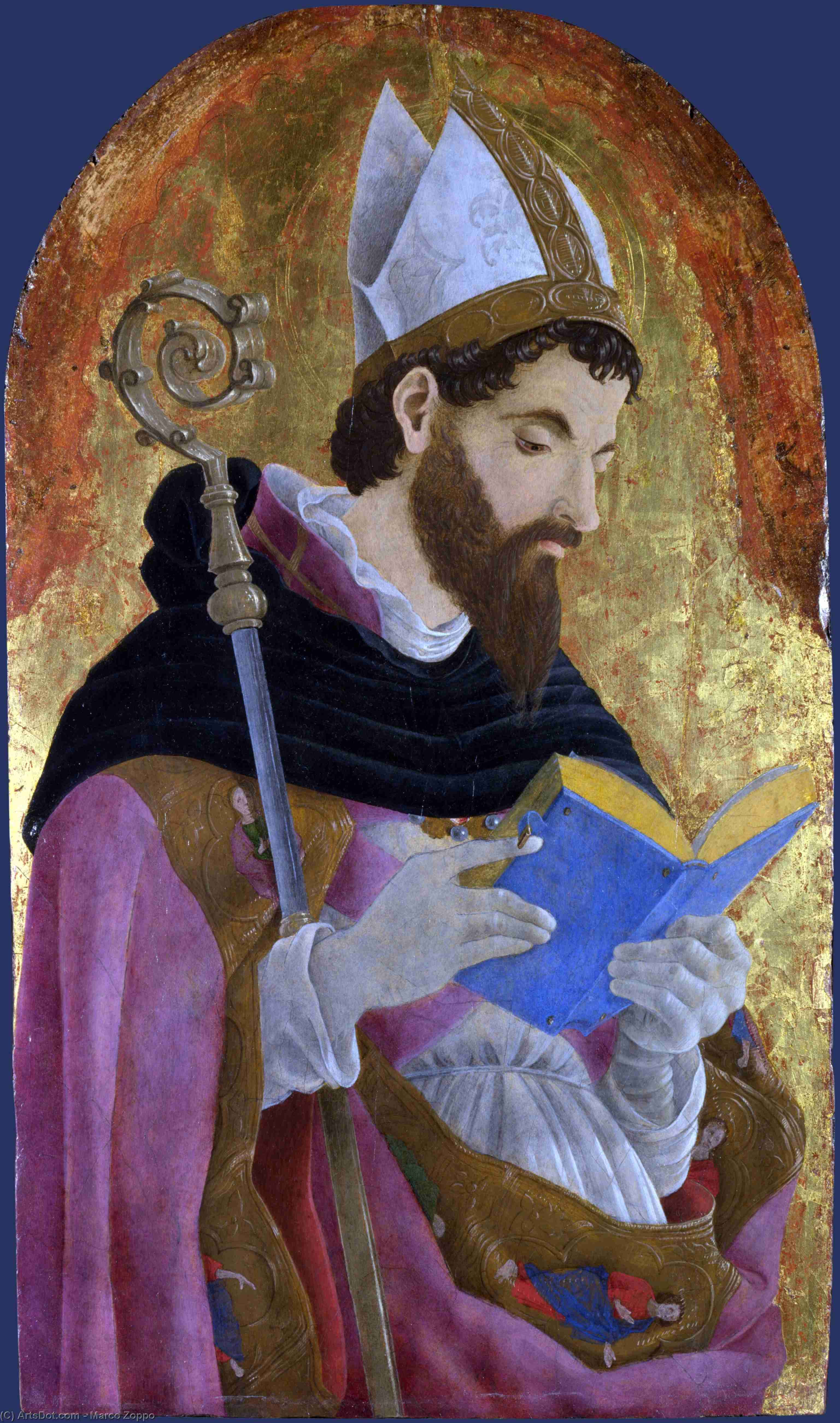 A Bishop Saint, Perhaps Saint Augustine — Marco Zoppo