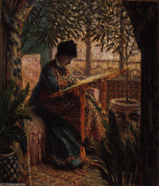 La Femme Au Metier — Claude Monet