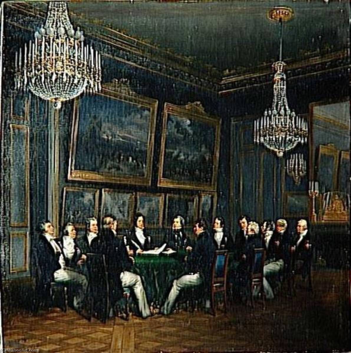 Le Duc D'orleans Signe La Proclamation De La Lieutenance Generale Du Royaume.31 Juillet 1830 — Joseph Désiré Court