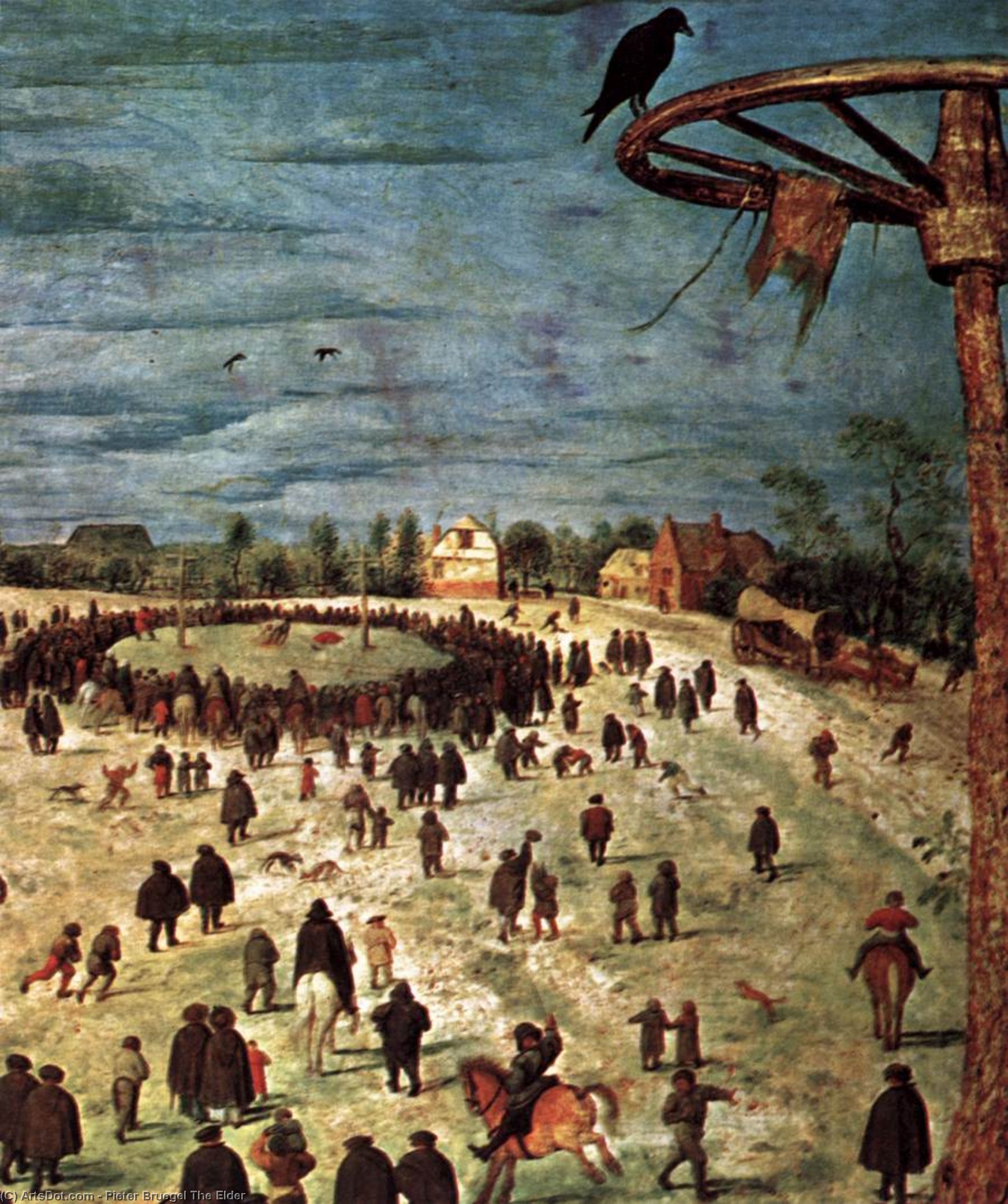 Christ Carrying The Cross (detail) — Pieter Bruegel The Elder