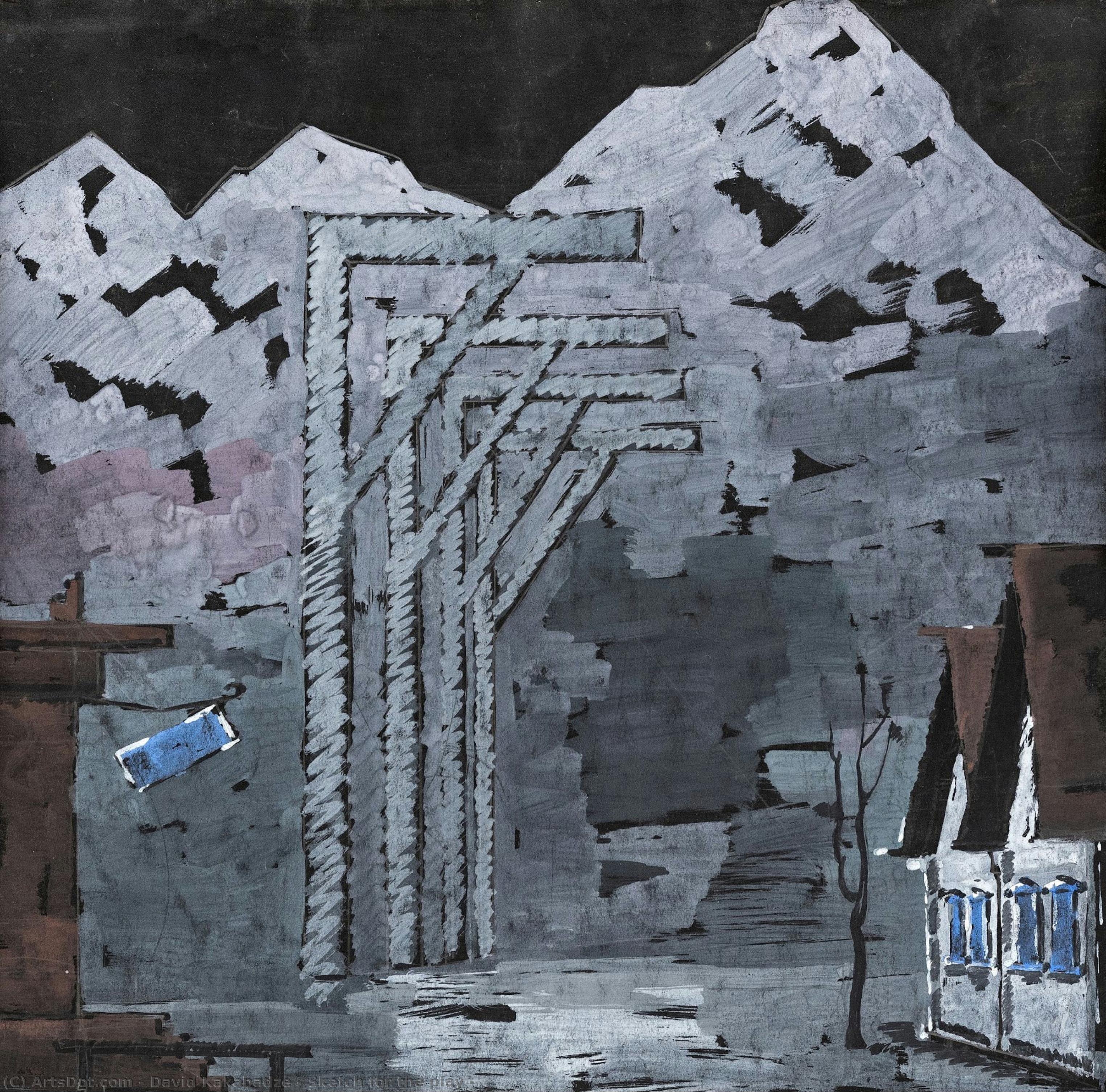 Sketch For The Play — David Kakabadze