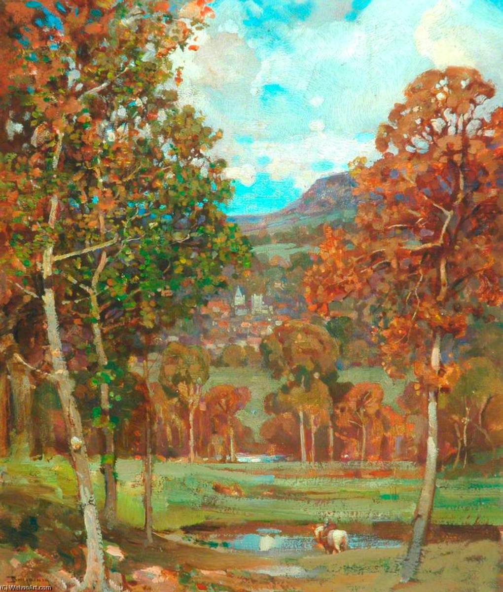 Autumn Moon, Ottery St Mary, Devon — Benjamin Haughton