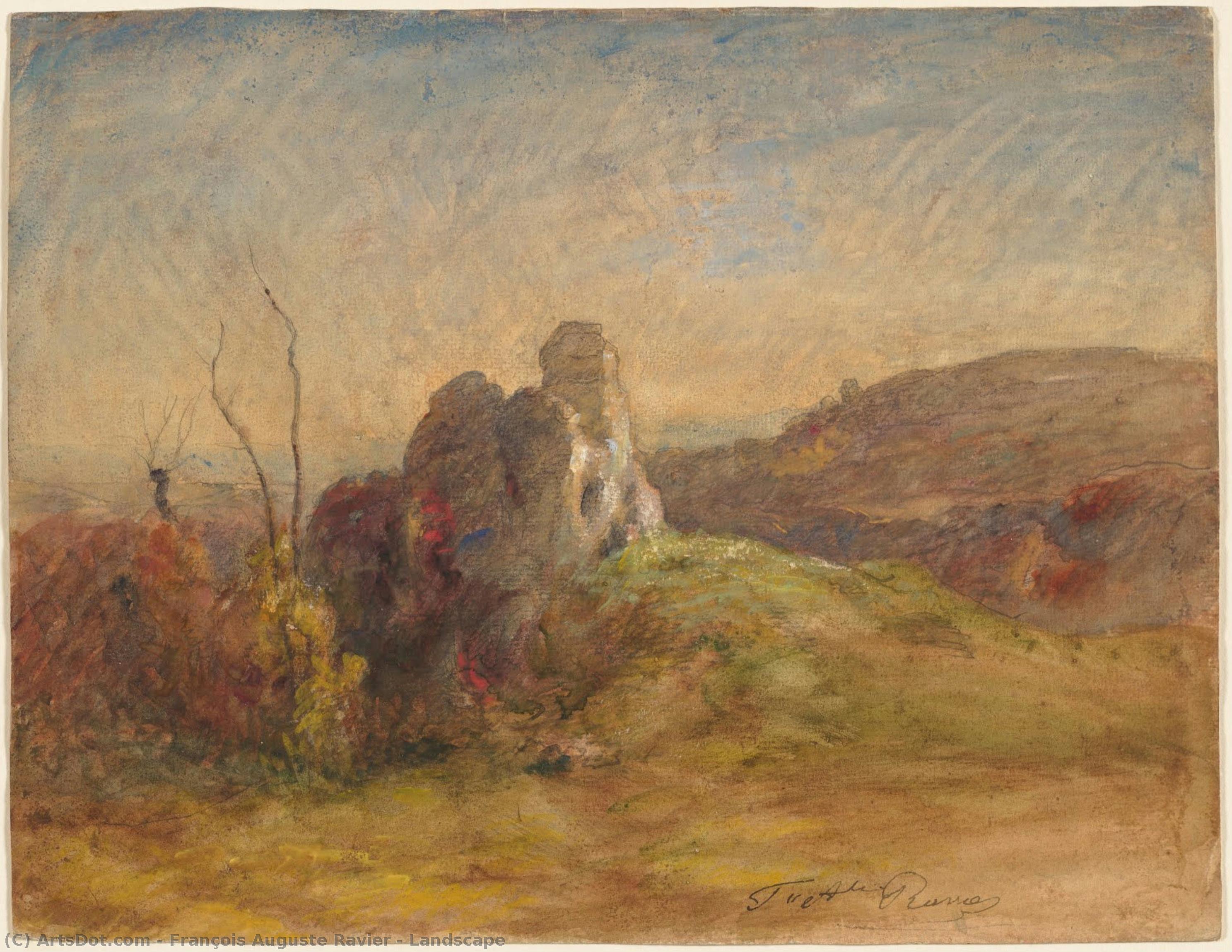 Landscape — François Auguste Ravier