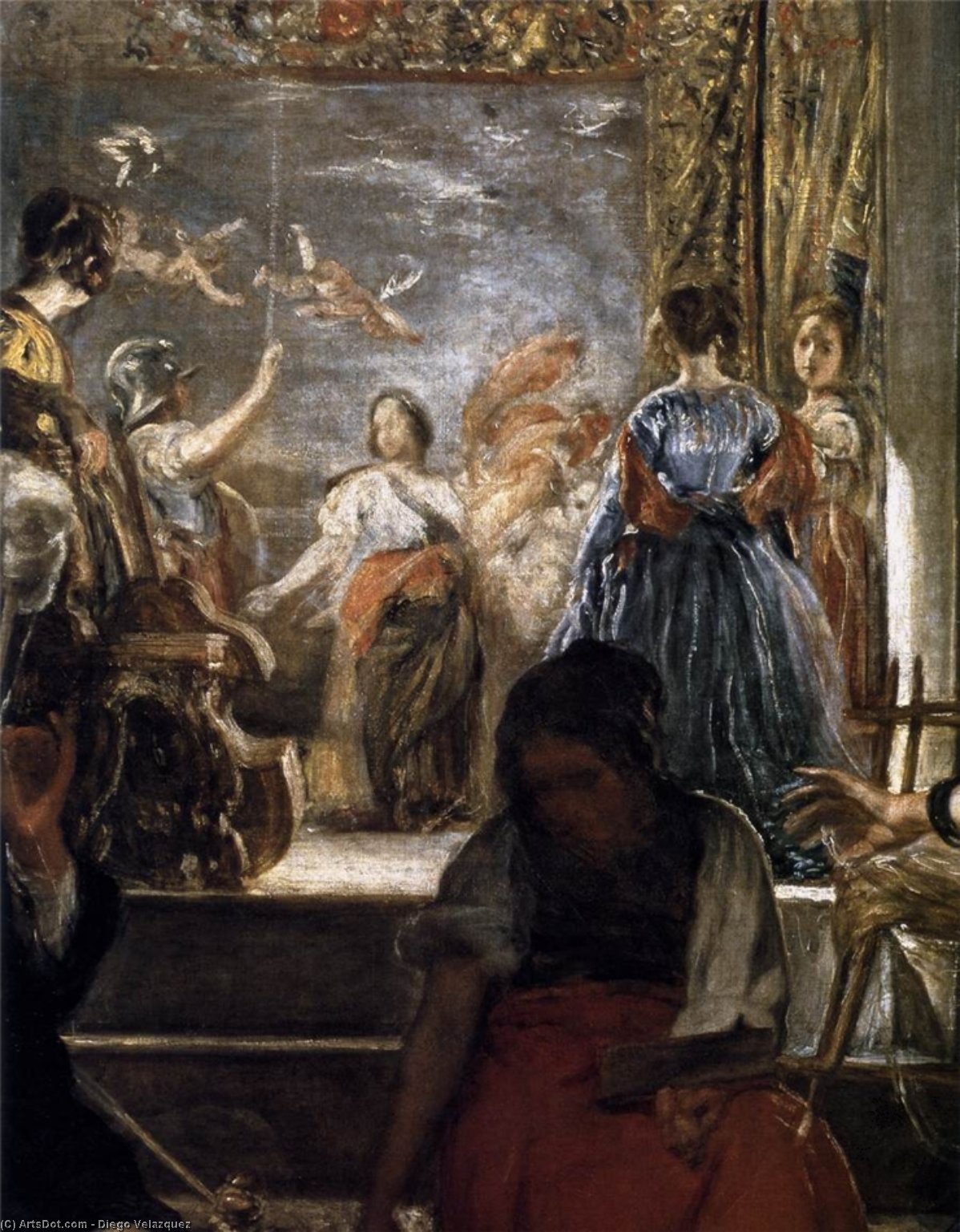 The Fable Of Arachne (detail) — Diego Velázquez