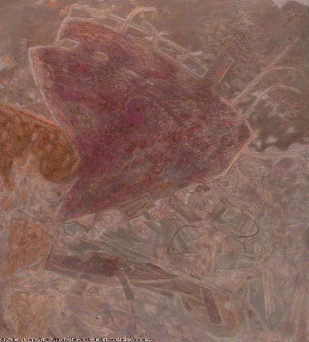 Shipwreck, The Kirkyard Shore, Stromness — Sylvia Wishart
