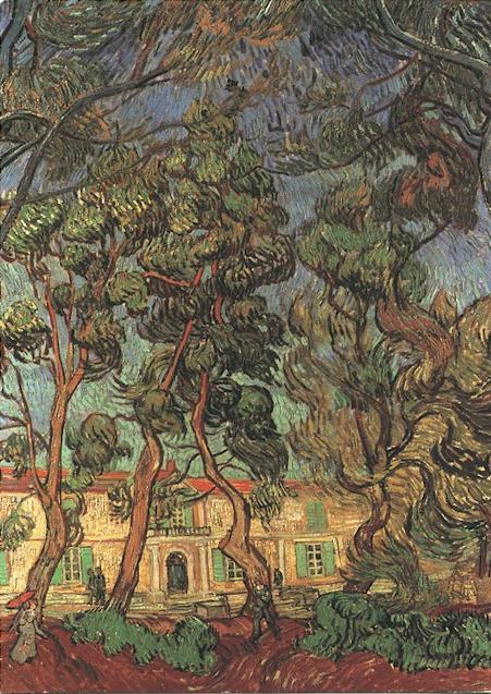 Trees In The Garden Of Saint-paul Hospital — Vincent Willem Van Gogh