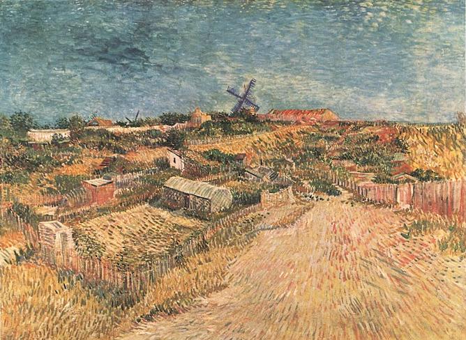Vegetable Gardens In Montmartre La Butte Montmartre — Vincent Willem Van Gogh