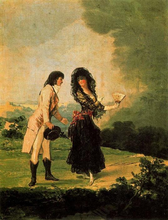 A Gallant Conversation — Francisco José De Goya Y Lucientes