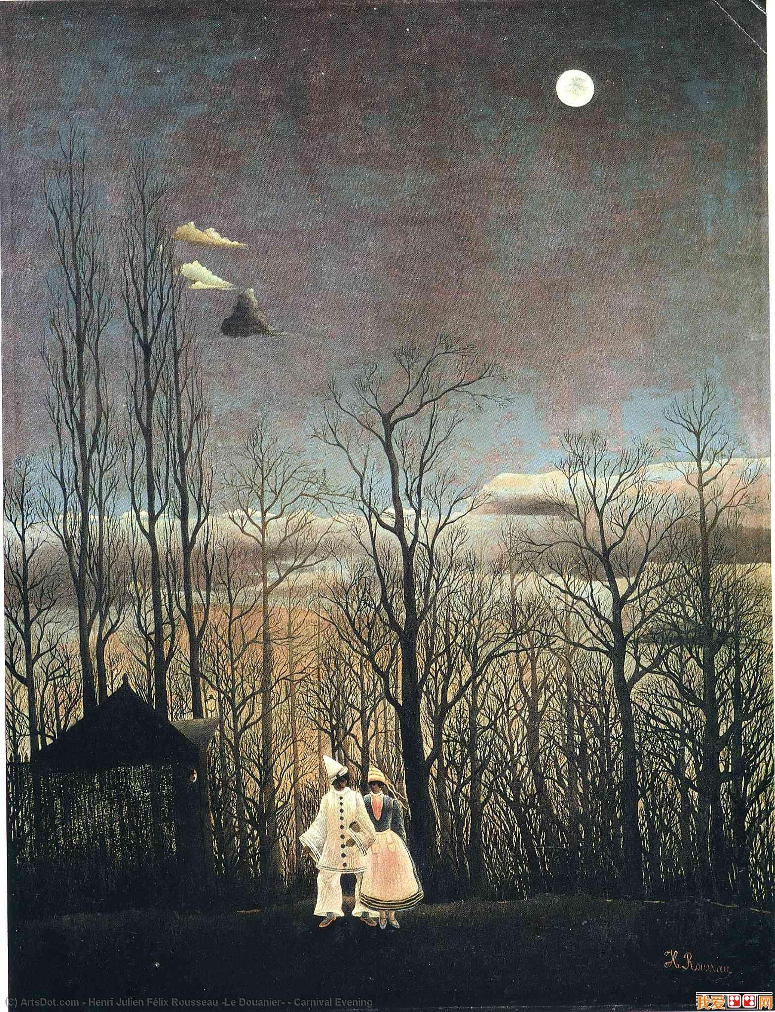 Carnival Evening — Henri Julien Félix Rousseau (le Douanier)