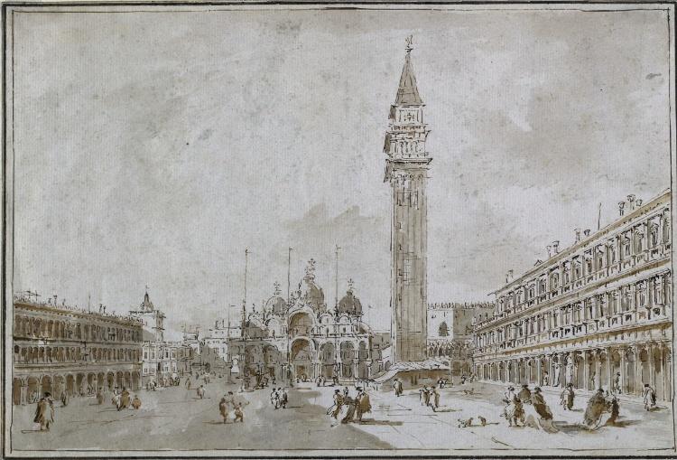 Piazza San Marco, Venice — Francesco Lazzaro Guardi