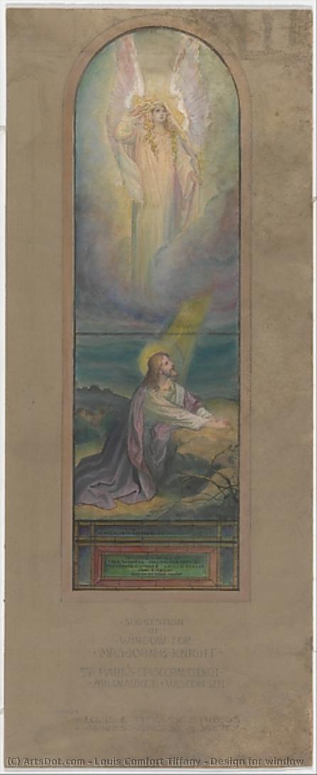 Design For Window — Louis Comfort Tiffany