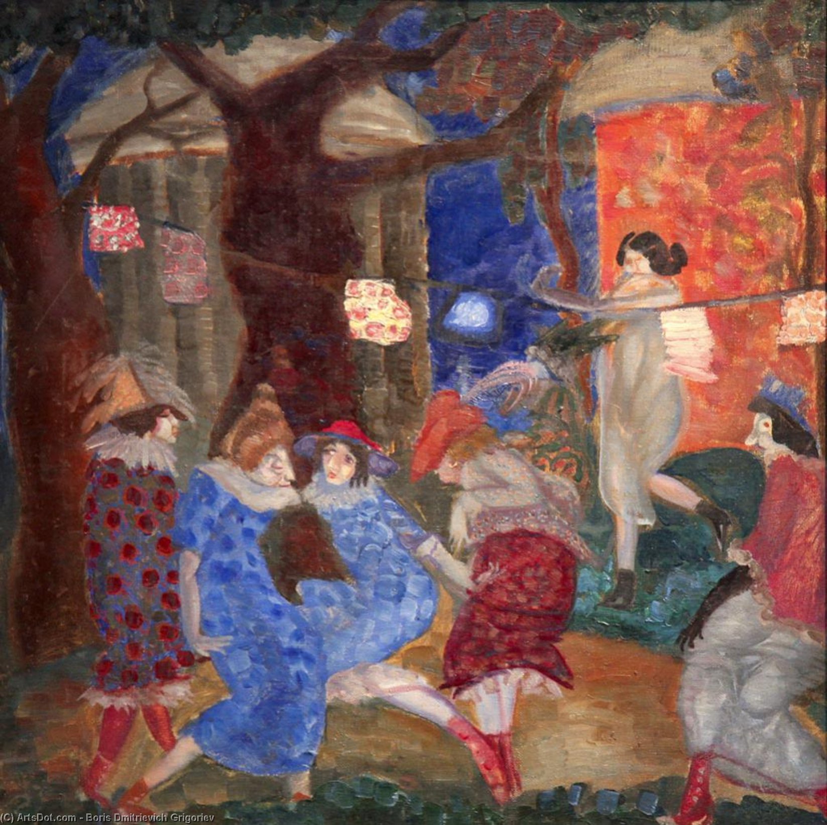 Carnival At Night — Boris Dmitrievich Grigoriev