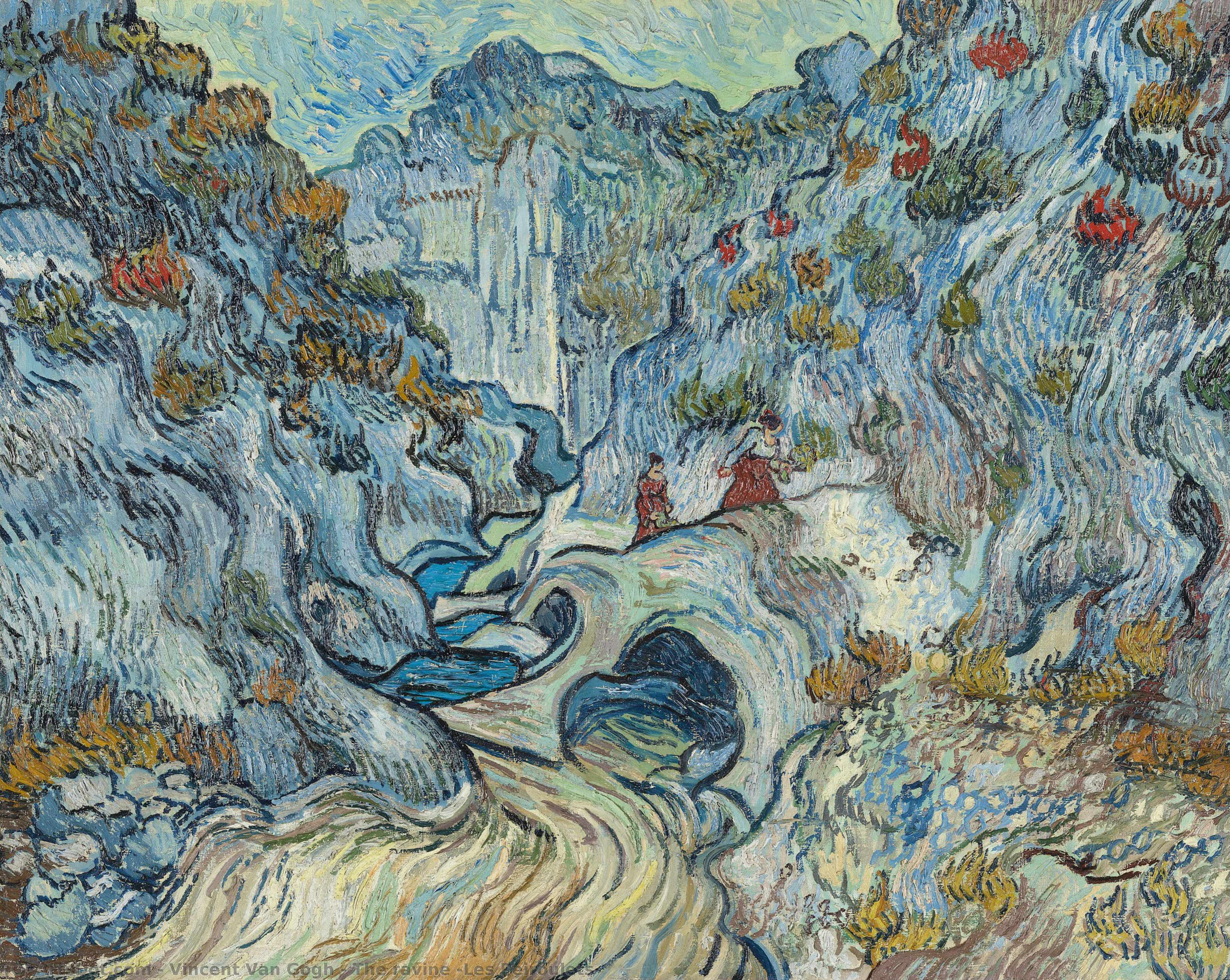 The Ravine (les Peiroulets) — Vincent Willem Van Gogh