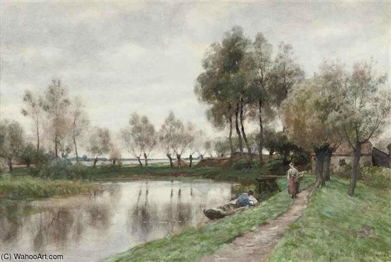 Small Talk — Julius Jacobus Van De Sande Bakhuyzen