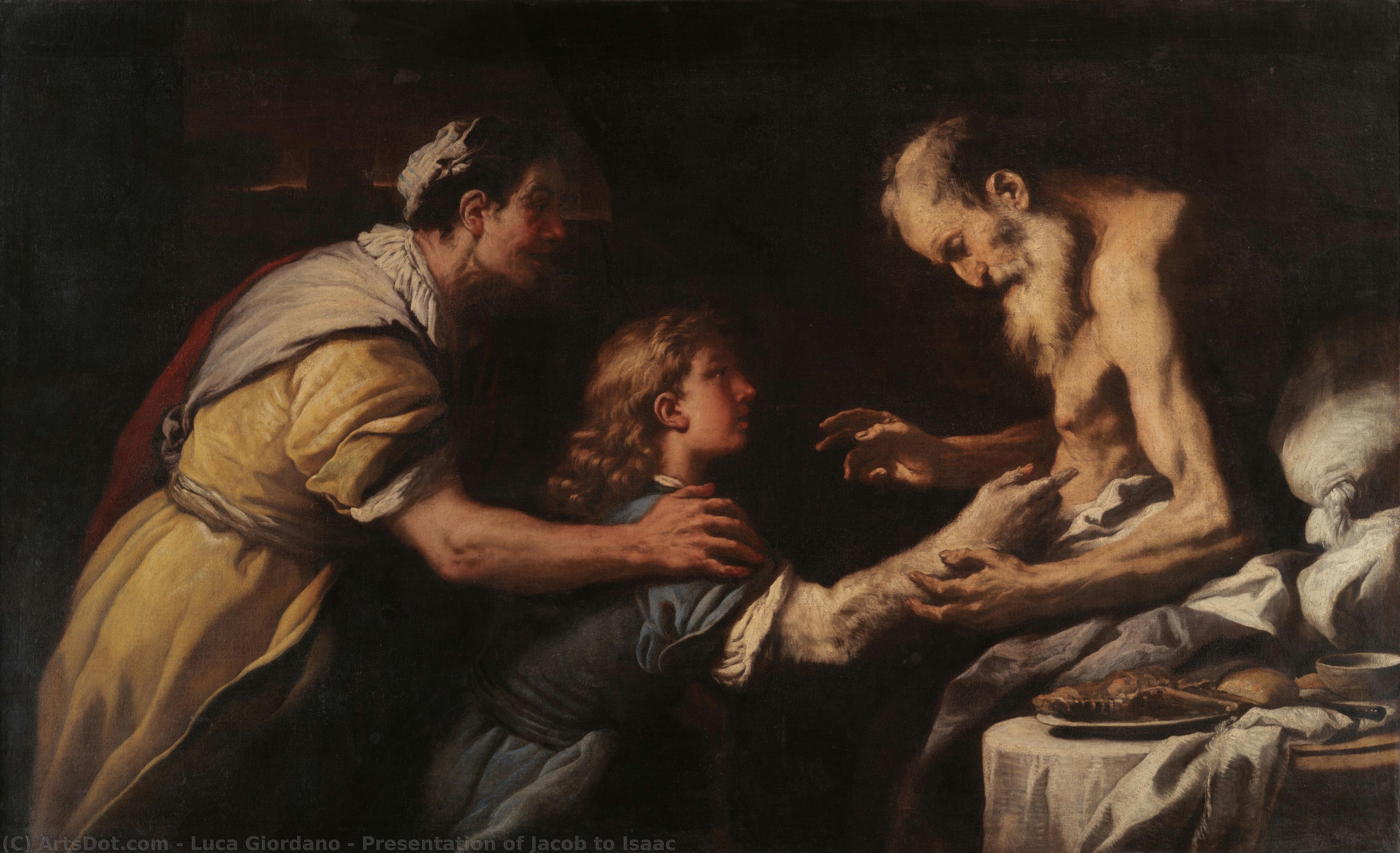 Presentation Of Jacob To Isaac — Luca Giordano