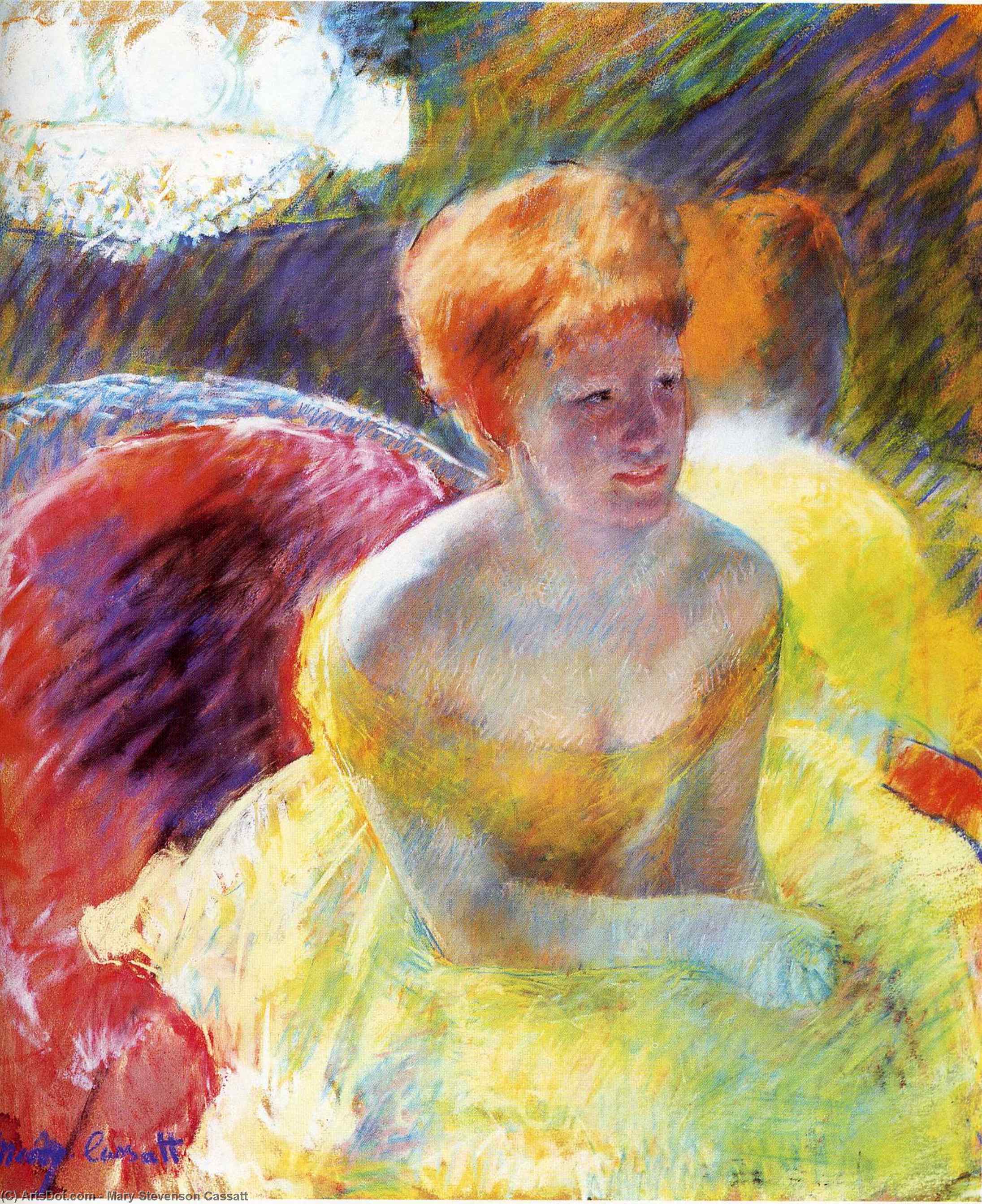 Lydia Leaning On Her Arms — Mary Stevenson Cassatt