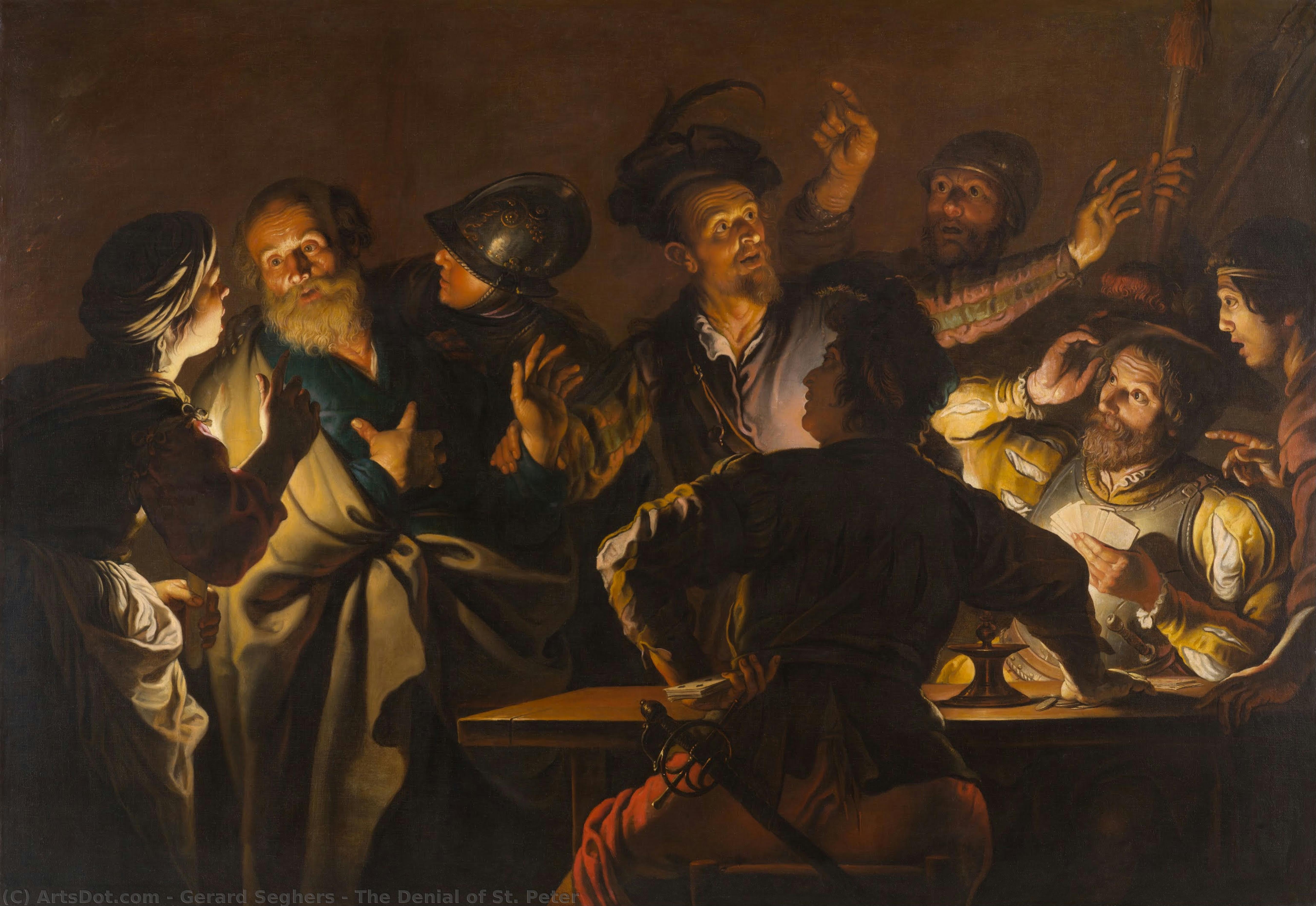The Denial Of St. Peter — Gerard Seghers