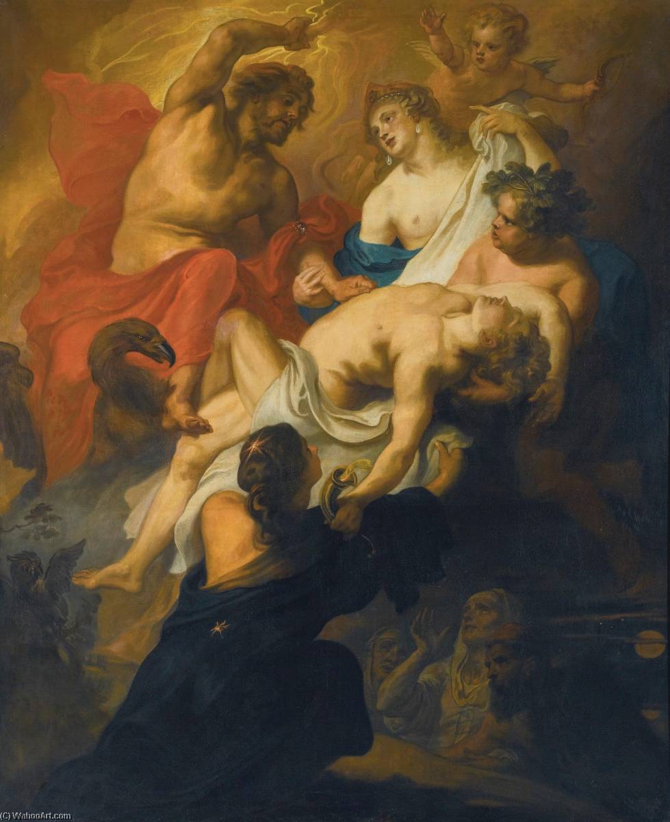 The Gods Mourning Phaeton — Theodoor Van Thulden