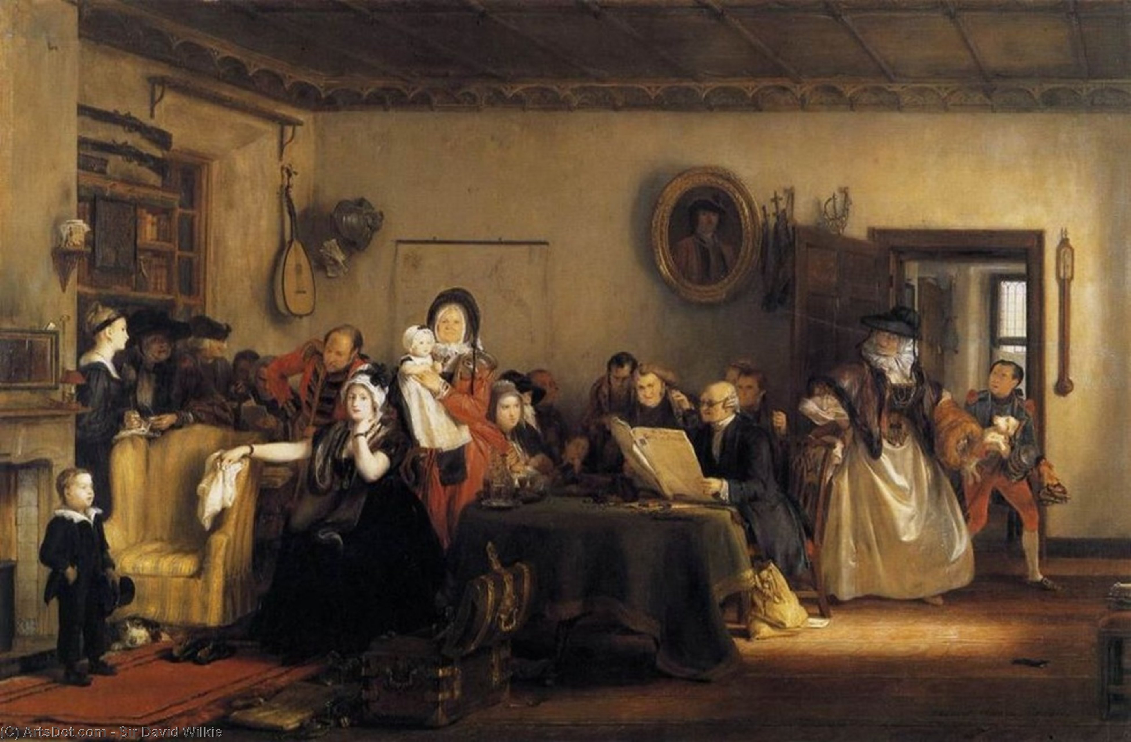 Reading The Will — Sir David Wilkie