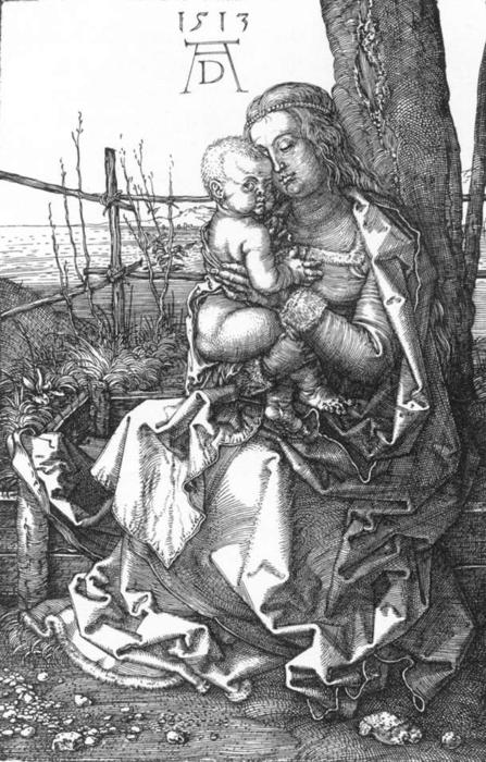 Madonna And Child By A Tree — Albrecht Dürer